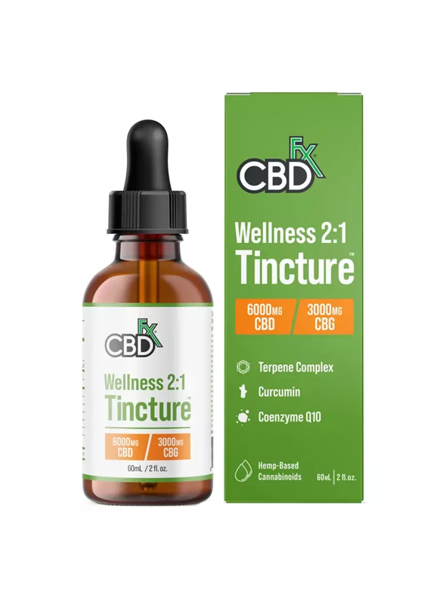 CBDfx Wellness 2:1 Oil Tincture 6000mg 60ml