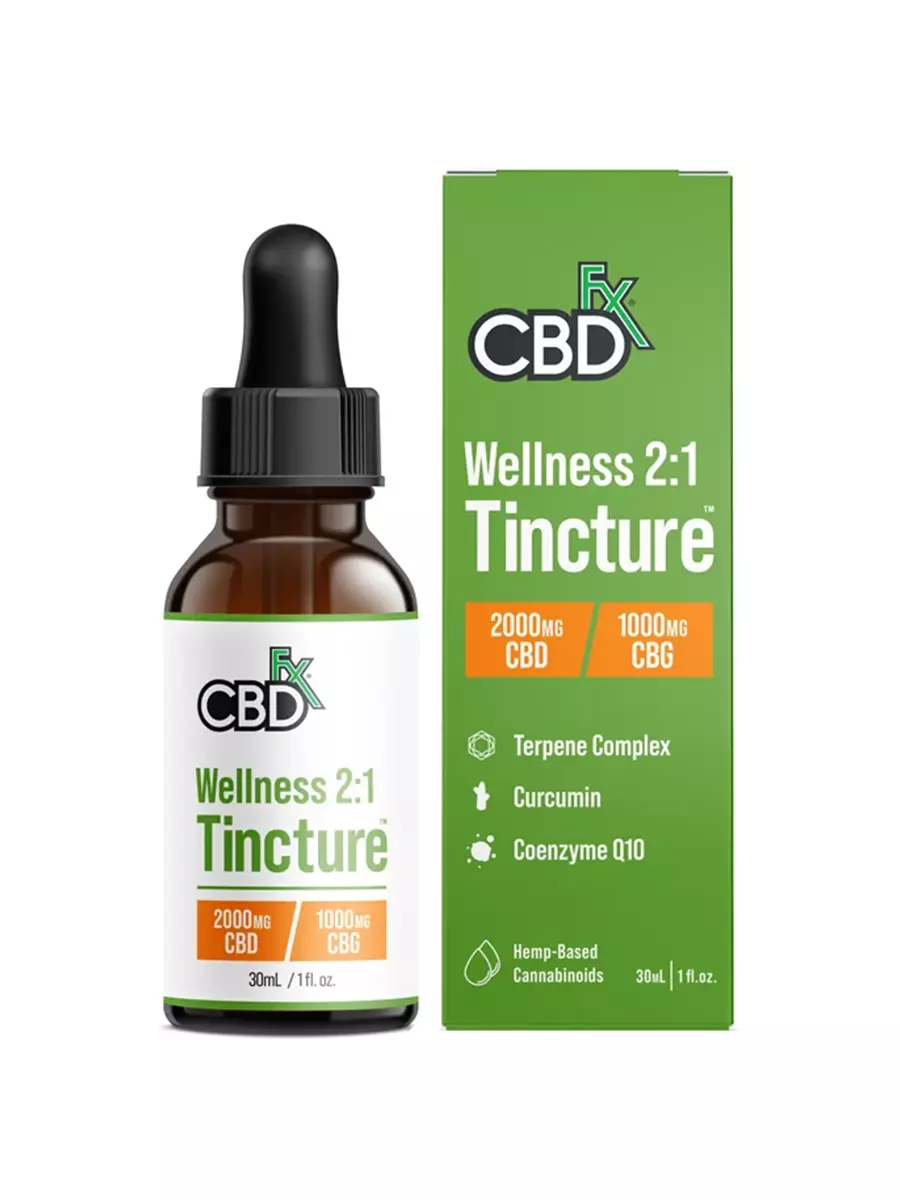 CBDfx Wellness 2:1 Oil Tincture 2000mg 30ml