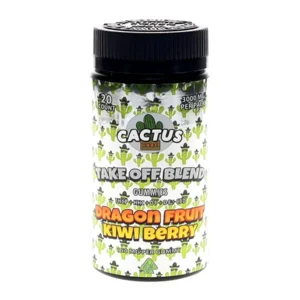 Dragon Fruit Kiwi Berry Cactus Labs Take Off Blend Gummies 3000mg