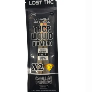 Cadillac Rainbow Lost THC THCP Liquid Diamond Pre-Rolls 2x2G