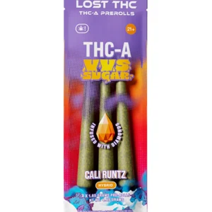 Cali Runtz Lost THC THC-A VVS Sugar Diamond Infused Pre-Roll 3ct