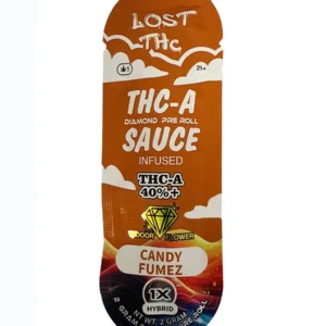 Candy Fumez Lost THC THCA Sauce Infused Pre-Roll 1 x 2G