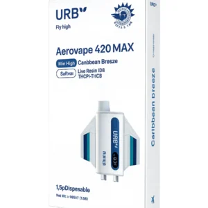 Caribbean Breeze URB Aerovape 420 Max Mile High Blend Disposable 1.5G