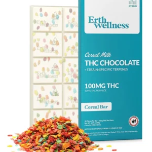 Cereal Milk Cereal Bar Erth Wellness Delta 9 THC Chocolate Bar 100mg