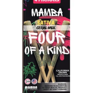 Cerial Milk Mamba Four Of A Kind Full Spectrum Blend Pre-Roll 4ct 8G