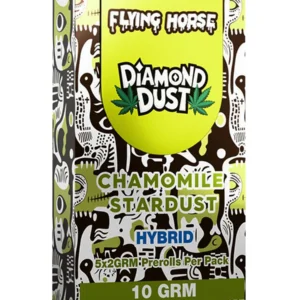 Chamomile Stardurst Flying Horse Pre-Roll Diamond Dust 10G
