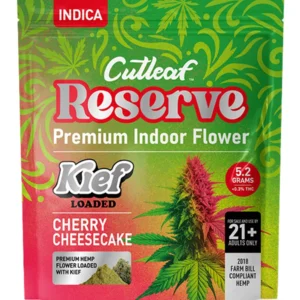 Cherry Cheescake Cutleaf Reserve Kief Loaded Flower 5.2G