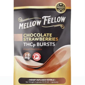Chocolate Strawberries Mellow Fellow THCP Bursts Edible 2.5mg