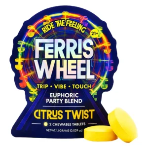 Citrus Twist Ferris Wheel Euphoric Party Blend Gummies 2ct