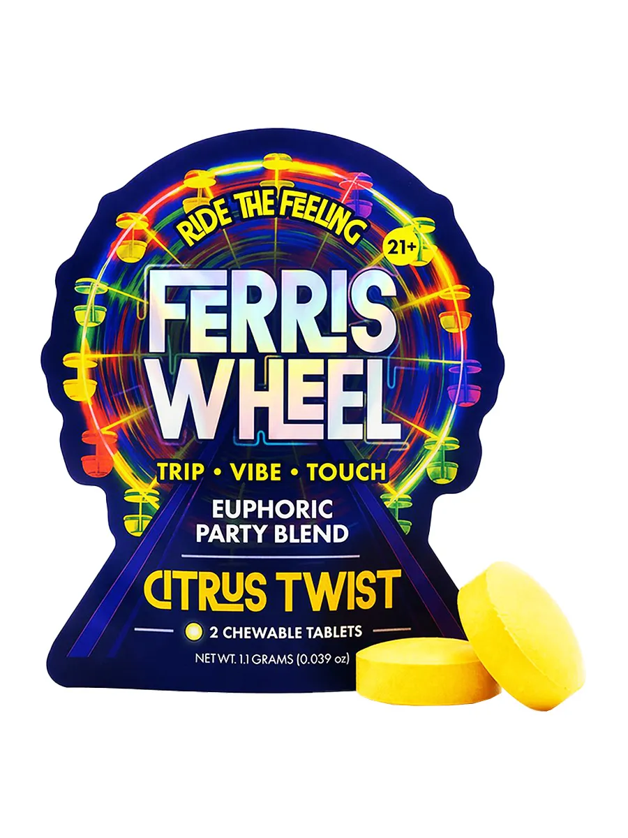 Citrus Twist Ferris Wheel Euphoric Party Blend Gummies 2ct