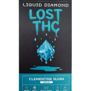 Clementine Slush Lost THC Liquid Diamond Blend Disposable 3G