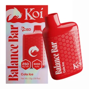 Cola Ice KOI Balance Bar CBD 6000 Puffs Disposable Vape