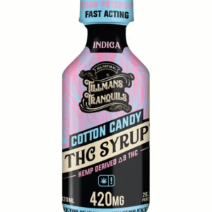 Cotton Candy Tillmans Tranquils Delta 9 THC Syrup 420MG