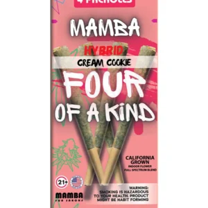 Cream Cookie Mamba Four Of A Kind Full Spectrum Blend Pre-Rolls 4ct 8G