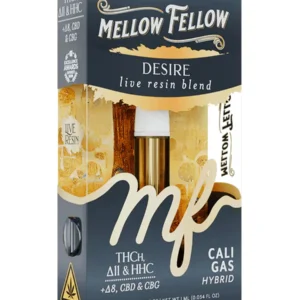 Desire Blend Cali Gas Mellow Fellow Live Resin Cartridge 1ml