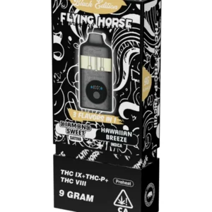 Diamond Sweet | Hawaiian Breeze Flying Horse Black Edition Disposable 9G