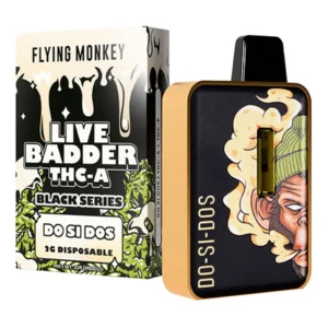 Do Si Dos Flying Monkey Live Badder THCA Black Series Disposable 2G