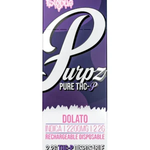 Dolato Exodus Purpz Live Badder THC-P Disposable Vape 2.2G