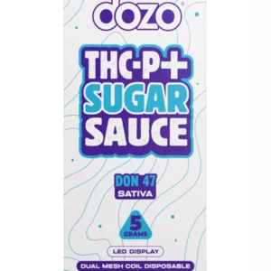 Don 47 Dozo THCP+ Sugar Sauce Dual Mesh Coil Disposable 5G
