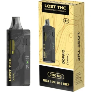 Doppio Lost THC V2 THC-A Disposable Black Edition 7.5G