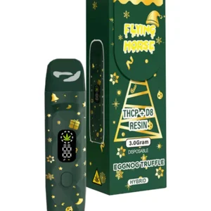 Eggnog Truffle Flying Horse Christmas Edition THCP + D8 Resin Disposable 3G