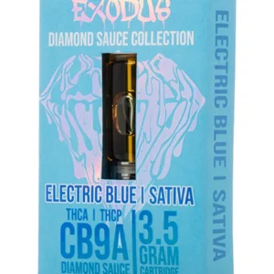 Electric Blue Exodus CB9A+THCA+THCP Diamond Sauce Cartridge 3.5G