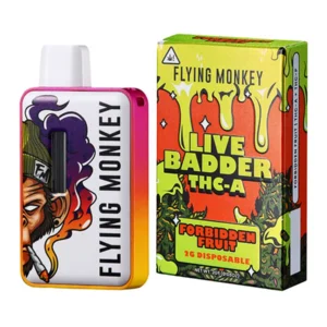 Forbidden Fruit Flying Monkey Live Badder THCA Disposable 2G