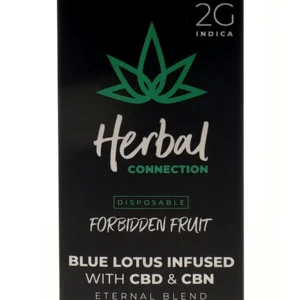 Forbidden Fruit Herbal Connection Blue Lotus Infused Eternal Blend Vape 2G