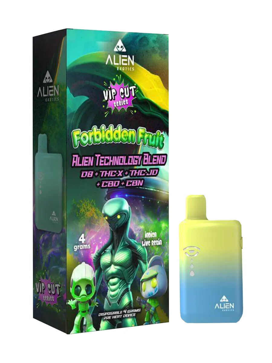Forbidden Fruit Alien Exotics Live Resin Blend Disposables 4G