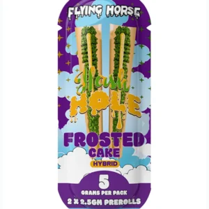 Frosted Cake Flying Horse THCA Hash Hole Pre-Rolls 5G