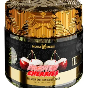 Frosted Cherries Muha Meds THC-A Exotic Flower Jar 4G