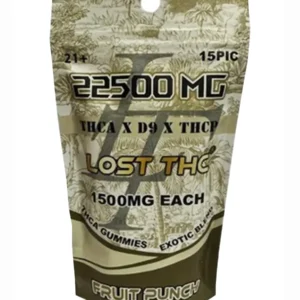 Fruit Punch Lost THC THCA x D9 x THCP Exotic Gummies 22500MG