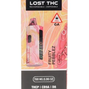 Fruity Pebblez Lost THC THCP+CB9A+D8 Rechargeable Disposable 7500MG