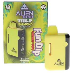 Fun Dip Cherry Yum Alien Exotics THC-P Diamond Infused Live Rosin Disposable 6G