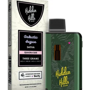 Galactic Sugar Hidden Hills Quadra Bar Disposable 3G