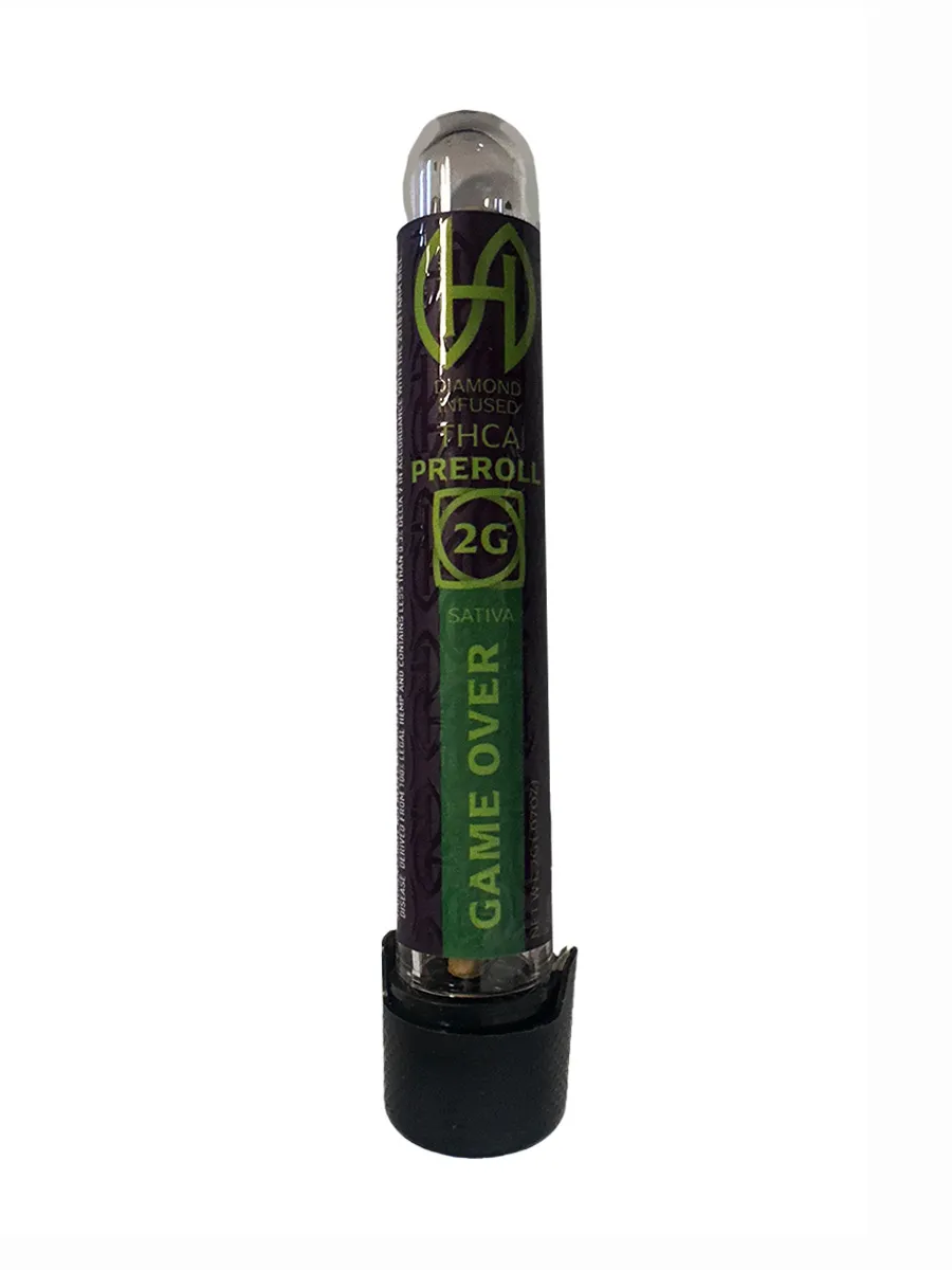 Game Over Herbal Connection THCA Diamond Infused Pre-Roll 2G