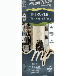 Gas Mask Mellow Fellow Introvert Live Resin Blend Disposable 1ml