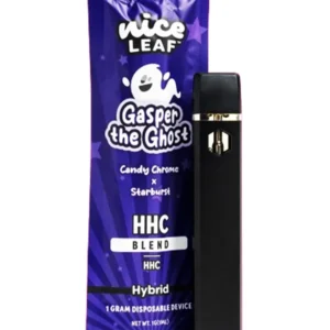 Gasper The Ghost Nice Leaf HHC Blend Vape Pen 1G