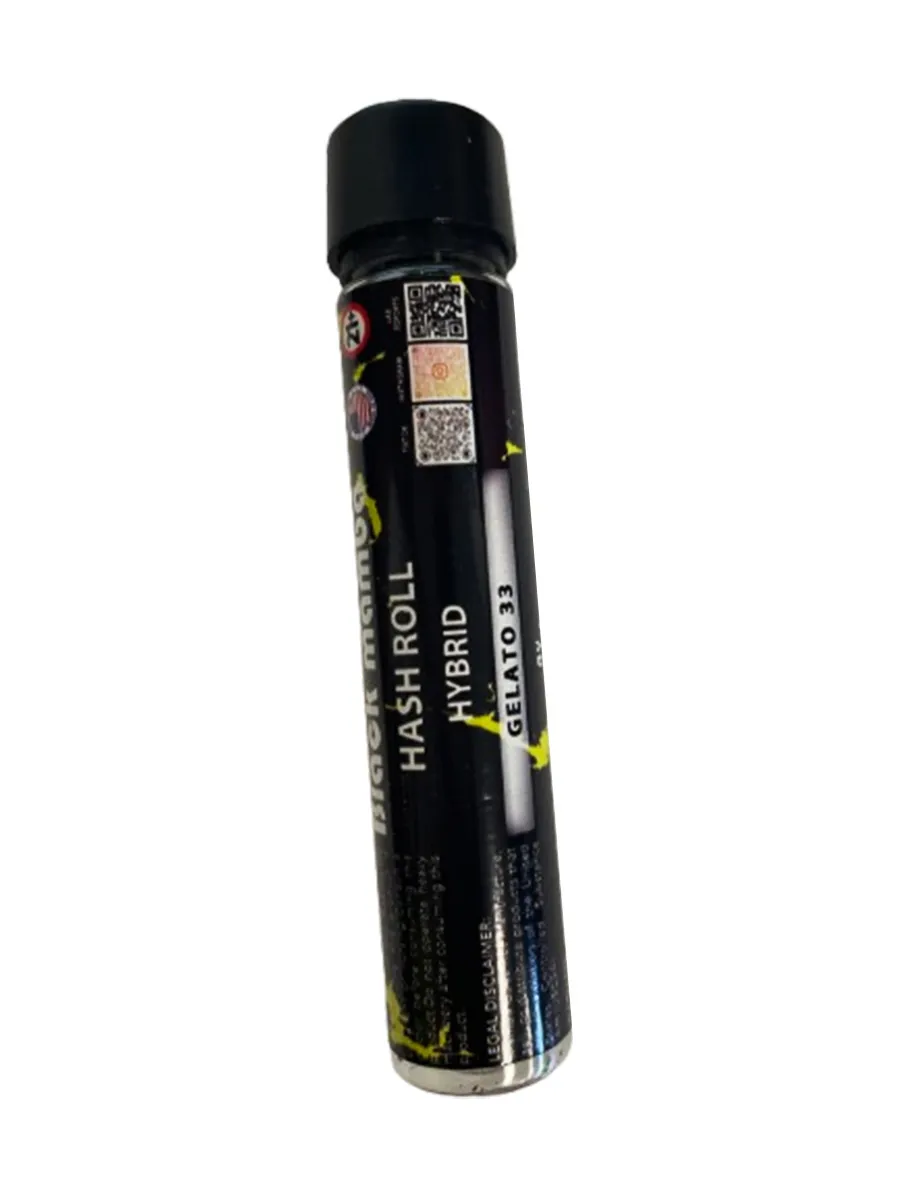 Gelato 33 Black Mamba Hash Roll Pre-Roll 1ct 2G