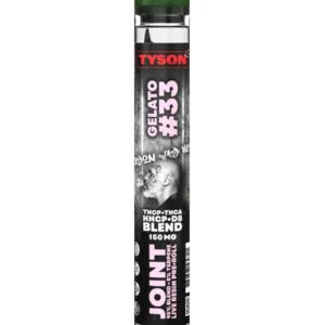 Gelato #33 Tyson 2.0 THCP Blend Live Resin Joint Pre-Roll 150mg