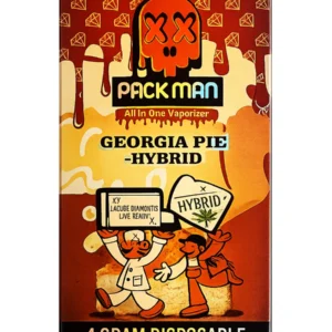 Georgia Pie Pack Man Liquid Diamonds D9 Live Resin Disposable 4G