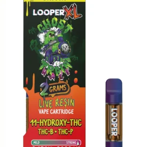 Ghost Train Haze Looper XL 11-Hydroxy-THC+ THC-B+THC-P Live Resin Cart 2G