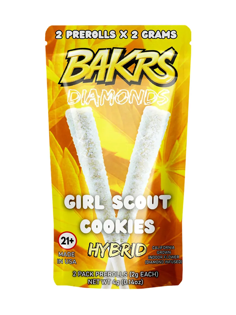 Girlscout Cookies Bakrs Glazed With Diamonds Pre-Rolls 2ct 2g