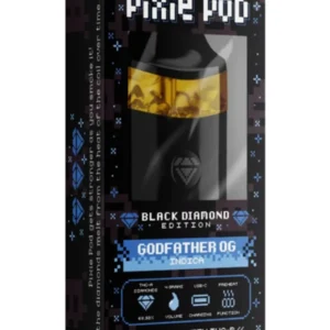 Godfather OG Pixie Dust Pod THCA + THCP Black Diamond Edition Disposable 4G