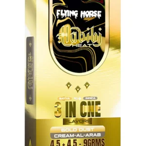 Gold Dust | Cream Al-Arab Flying Horse Habibi Heat Edition 3in1 THC Vape 9G