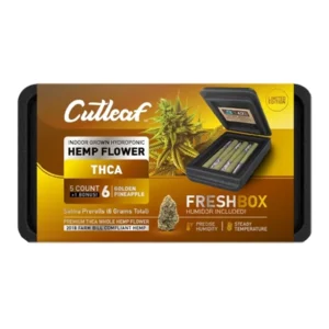 Golden Pineapple Cutleaf THCA Pre-Rolls 6ct + FreshBox