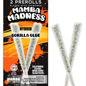 Gorilla Glue Mamba Madness Diamond Infused Pre-Roll 2ct 4G