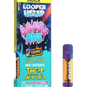 Grape Ape Looper XL Lifted Series THC-P+THC-B+THC-H Vape 2G