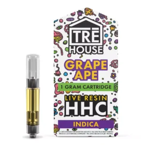 Grape Ape Tre House Live Resin HHC Cartridge 1G
