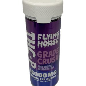 Grape Crush Flying Horse THCP Infused Gummies 15000MG 15ct